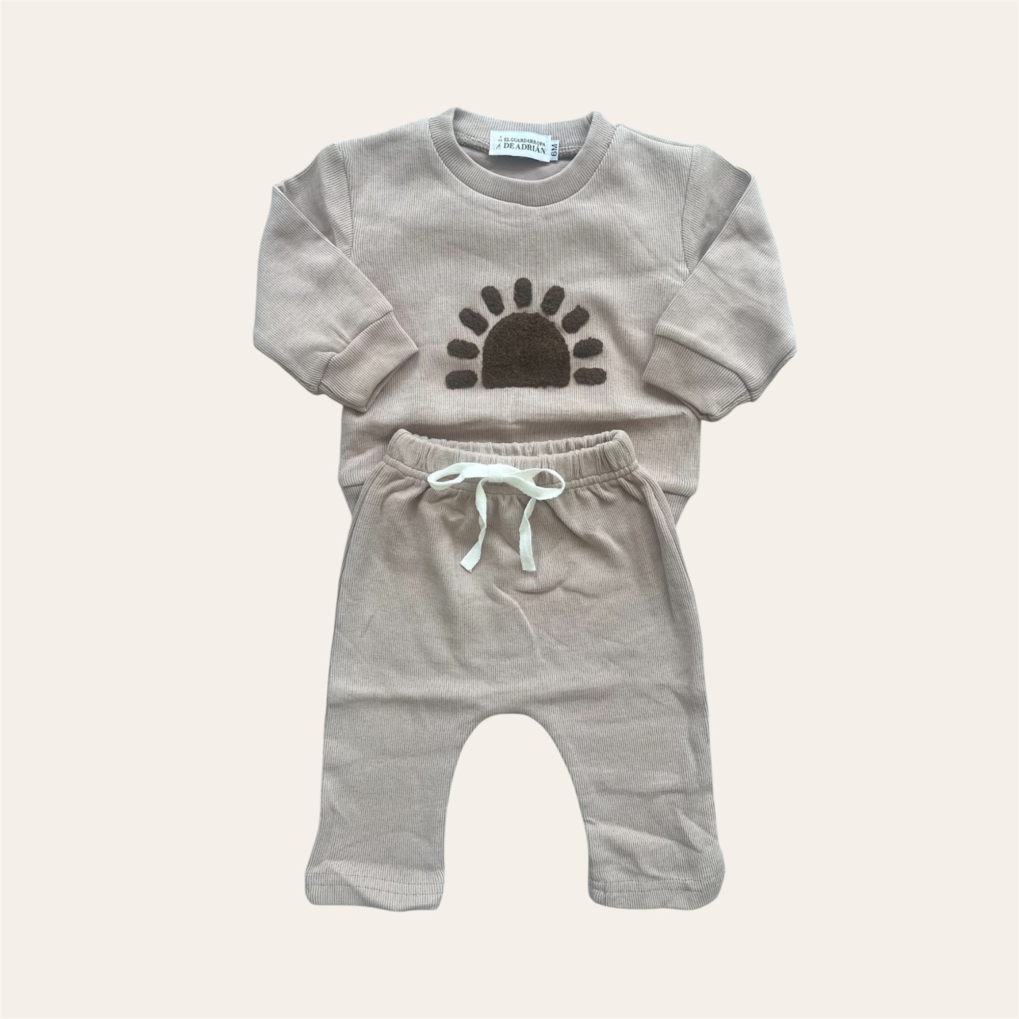 Conjunto Unisex Crema- Sun Mood