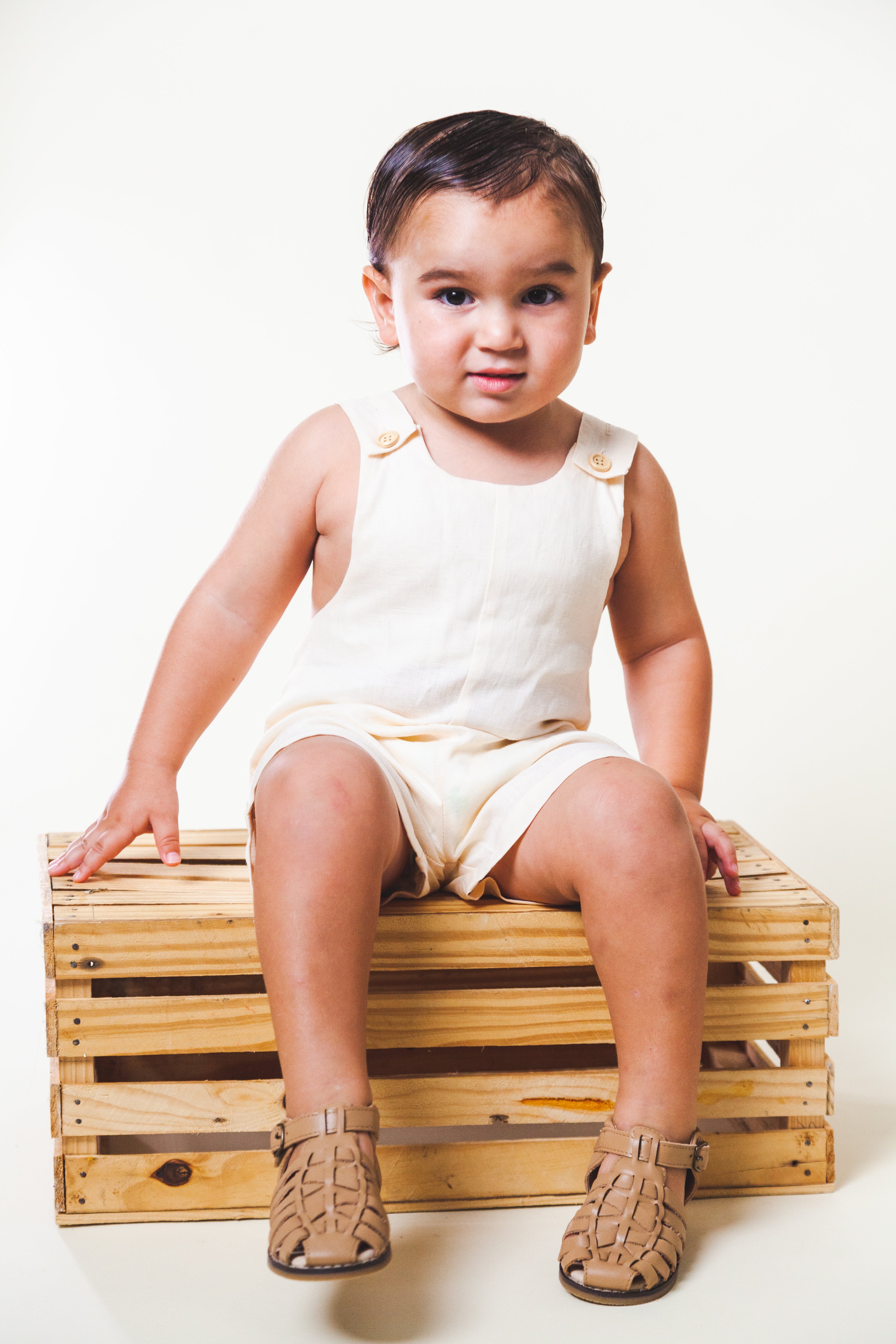 Mono de lino de alabastro