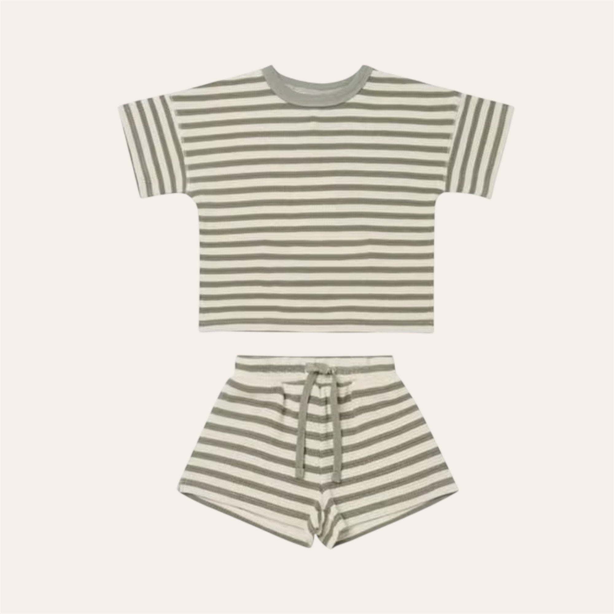 Conjunto Unisex Rayas Gris